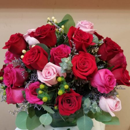 24 Roses  Mix Color  Short Base