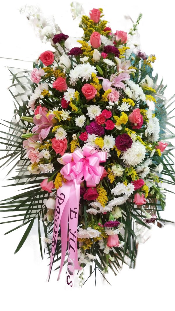 Spray flowers mix color