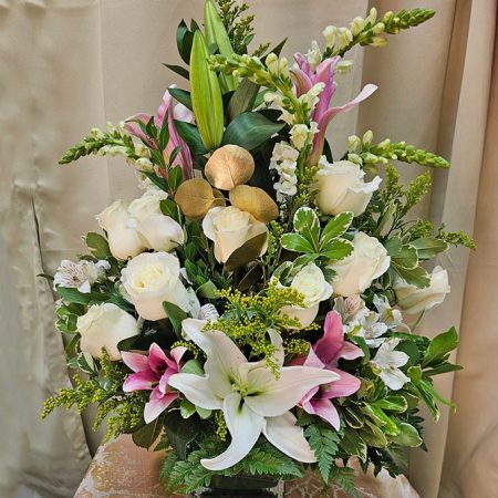 White Roses and Lilies