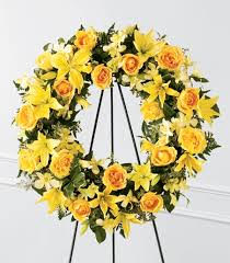 Yellow wreath