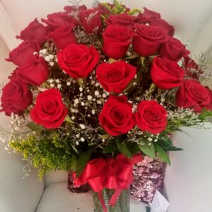 24 Red Roses Bouquet