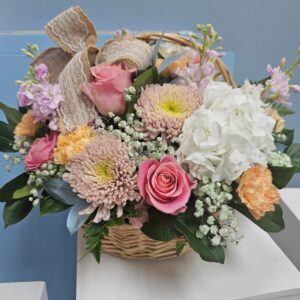 Basket pink lavander