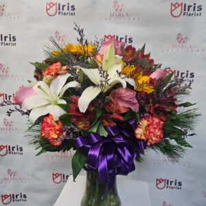 Nice purple pink buquet
